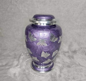 Vente en gros d'urnes funéraires personnalisées en aluminium pour adultes 10 pouces 220 pouces cubes style américain conceptions personnalisables pour hommes femmes - Product Image 4