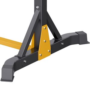 Barra de dominadas portátil con estructura en H, capacidad de 330 libras, barras horizontales independientes de acero de alta resistencia - Product Image 5