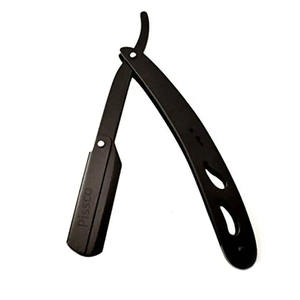 Navaja de Afeitar Plegable para Barba, Herramienta de Barbería, Depilación Masculina, Afeitadora Manual de Acero Inoxidable, Navaja Recta - Product Image 2