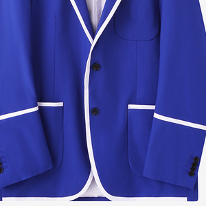 Blazer unisexe Zeta Blue Sorority Inc, logo brodé élégant et professionnel, fabricant et fournisseur OEM ODM sur mesure - Product Image 5