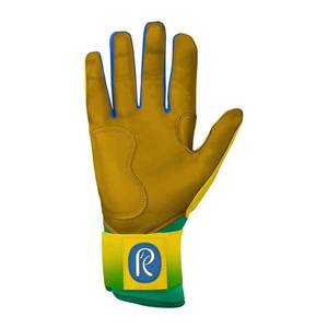 Gants de frappeur de baseball en cuir de chèvre de qualité professionnelle, personnalisables, avec logo sur mesure, respirants, durables, fermeture auto-agrippante – Offre Spéciale - Product Image 3