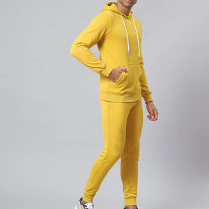 Nouvel ensemble de survêtement décontracté personnalisé et écologique pour homme, avec capuche, imprimé, pour la gym, deux pièces, vierge - Product Image 4