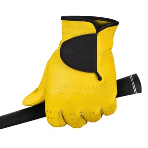 Fashion Design High Quality Genuine Leather Waterproof Non-Slip Golf <b>Gloves</b> Outdoor-Use Customizable Regular-Sizes - Product Image 4