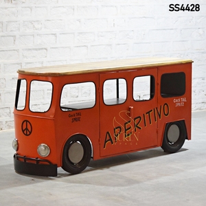 Automobile-Themed Industrial Modern Iron Living Room Home <b>Bar</b> Design Home Furniture - Product Image 2