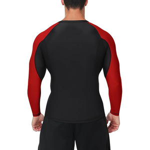 เสื้อรัดกล้ามเนื้อสำหรับผู้ชายแบบเต็มตัว รุ่นใหม่ปี 2026 ขายดี ผลิตตามสั่งจากโรงงาน  แบบซับลิเมชั่นเต็มตัว สำหรับกีฬา MMA โนกิ ยิวยิตสู บีเจเจ - Product Image 3