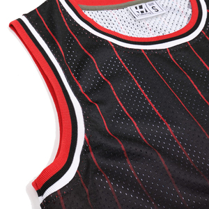 Maillot de basket-ball pour homme personnalisable, couleur unie, respirant, design par sublimation, 100% polyester, grande taille - Product Image 4