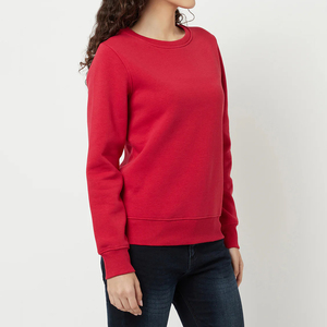 Prix de gros Sweat-shirt pour femme sur mesure, style tendance, streetwear, en matière unie - Product Image 5