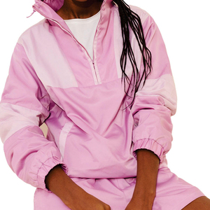 Custom High Quality Casual Breathable <b>Windbreaker</b> Shorts Set For <b>Women</b> New Style <b>Women</b> Nylon <b>Windbreaker</b> Shorts Set - Product Image 6