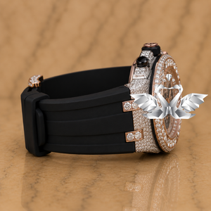 Luxury Jewelry Style Moissanite Diamond Watch Men Stainless Steel Bracelet Watch - Product Image 2