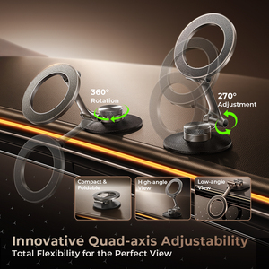 Giá đỡ điện thoại từ tính siêu mạnh LISEN dành cho Magsafe, có thể gập lại, xoay 360 độ, dành cho iPhone 16 Pro Max, Samsung S25, gắn trên taplo - Product Image 2