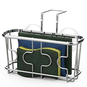 Large Capacity Iron Kitchen Sink Organizer With Multiple Compartments For Organizing Kitchen Sink <b>Accessories</b> - Product Image 1