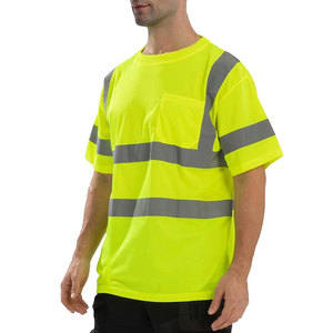 <b>Hi</b> <b>Vis</b> Reflective Work T <b>Shirt</b> Durable Double Stitched Workwear for Warehouse Traffic Safety T <b>Shirt</b> - Product Image 1