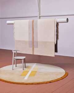 พรมขนสัตว์นิวซีแลนด์แท้ 100% งานแฮนด์เมด รูปทรงวงรี ดีไซน์ทันสมัย สำหรับห้องนั่งเล่น ขายส่ง พรมทัฟท์ทำมือ - Product Image 3