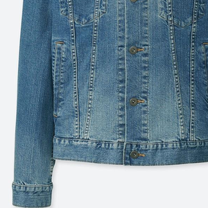 Factory Made Custom Unisex Denim Jacket Slim Fit Casual Outerwear <b>Stand</b> Coated Breathable Streetwear Button Cotton Jean Jacket - Product Image 4