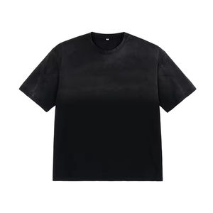 Camiseta Personalizada para Hombre, Estilo Urbano, Hombros Caídos, Desgastada, 100% Algodón, Corte Regular, Transpirable, de Alta Calidad, 220g, Manga Corta, Acabado Ácido - Product Image 4