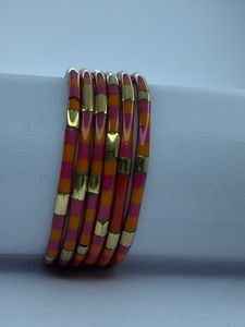 Premium <b>Resin</b> & Brass Bracelet Handmade Jewelry | Custom OEM Design | Wholesale Export Supplier India | Adjustable Cuff Bangle - Product Image 3