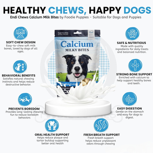 Masticables Dentales de Calcio de Leche para Perros, Naturales, Orgánicos, Altos en Proteínas, Limpieza Bucal, Cuidado Dental, Snack Saludable para Mascotas, Empaque Personalizado OEM - Product Image 3