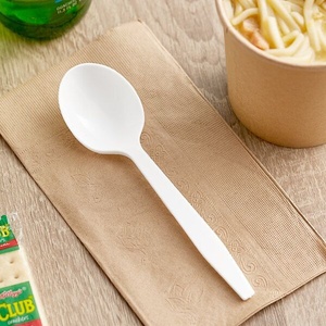 Cucharas de Papel Ecológicas de 155 mm para Postres, Pasteles y Repostería, Paquete de 25 para Banquetes, Servicio de Comedor, Hoteles, Restaurantes y Cafés - Product Image 2