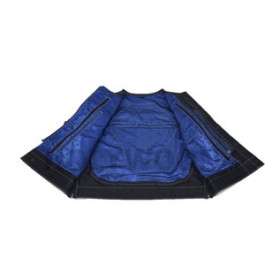 Chaleco de Motociclista de Cuero Genuino para Hombre, Chaleco sin Mangas para Motocicleta, Chaleco de Cuero Vacuno Vintage para Hombre - Product Image 6