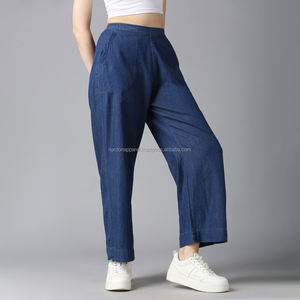 Nardon Apparel – Pantalon décontracté à jambe large, couleur unie, respirant, avec cordon de serrage et taille élastique – Collection Printemps-Été 2025 - Product Image 4