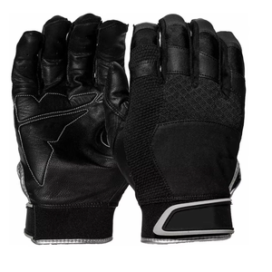 MADNI LEATHER INDUSTRIES Professional Baseball Batting Gloves Custom Logo Color <b>Hook</b> Loop Closure Eco-Friendly Wrist Support - Product Image 2