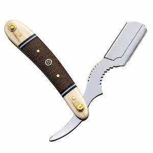 IKZARSA I-BWR-01 Maquinilla de Afeitar de Una Sola Hoja de Acero Inoxidable de Alta Calidad con Mango de Madera Profesional, Suave y Cómoda - Product Image 2
