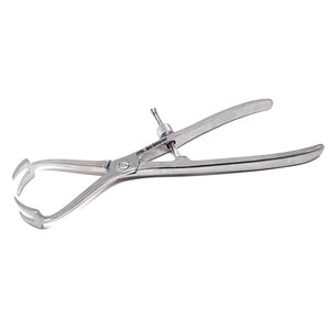 Pinzas de sujeción ósea autocentrantes veterinarias quirúrgicas de acero inoxidable con dientes para reducción de falanges, para cirugía ortopédica - Product Image 1