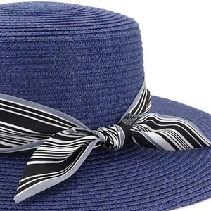 Summer <b>Straw</b> <b>Hat</b> Wide Brim Sun Protection Lightweight Breathable Beach Outdoor Fashion Customizable - Product Image 3