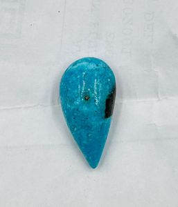 Cabochon persan turquoise, forme poire, poli, taille paume, 29x15x10mm, forme libre, pierre précieuse en vrac pour la fabrication de bijoux, prix de gros - Product Image 2