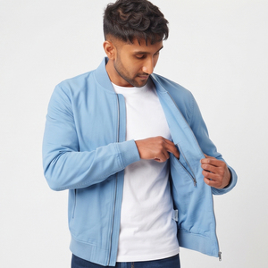 Custom <b>Men's</b> Fashion Bomber <b>Jacket</b> Personalized Lightweight Windproof Bomber <b>Jacket</b> Outerwear <b>Nylon</b> Bomber <b>Jackets</b> <b>Mens</b> - Product Image 3