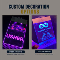 Billet Souvenir Personnalisé Lumineux en Acrylique Multicolore – Commémoratif, de Collection, avec Logo – Fabricant OEM