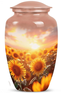 Wholesale Metal Cremation Urns for Adult Human Ashes Modern Design Funeral Supplies Casket <b>Memorial</b> <b>Keepsake</b> - Product Image 4