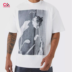 Best 100% Cotton Men Digital Print T-Shirt Custom <b>Logo</b> Printed OEM Service Fast Production Cheap Price with Care Master - Product Image 1