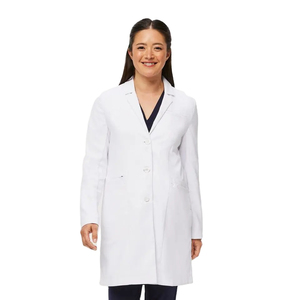 Women Lab <b>Coat</b> Hospital Uniforms <b>Doctor</b> Lab <b>Coats</b> With Pocket Customized LOGO Sale - Product Image 2