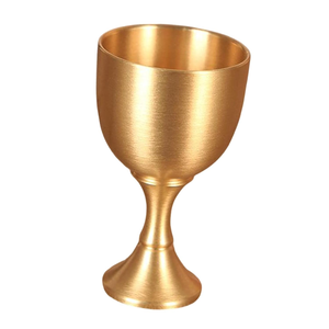 Vasos de Latón Hechos a Mano, Tazas Metálicas Tradicionales para Bebidas, para Bar, Club, Restaurante y Decoración del Hogar - Product Image 1