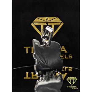 Colgante Personalizado con Nombre 'Chad Ocho', Estilo Drip con Diamantes Moissanite VVS, Plata de Ley 925, Joyería Hip Hop de Trisha Jewels - Product Image 6