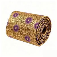 Tissu Wax Ankara Batik Africain Double Face Imprimé, 6 Yards par Pièce, Disponible en Gros pour la Fabrication de Vêtements