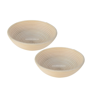 High Quality Durable Rattan Bread Proofing Basket Eco-Friendly Handmade Oven Safe Dishwasher Safe Carton for Sourdough Bread - Product Image 1