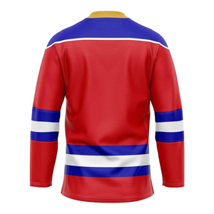 Servicio OEM, Ropa Deportiva, Jersey de Hockey sobre Hielo con Logotipo Frontal, 100% Poliéster, Impresión Digital Transpirable, Jersey de Hockey sobre Hielo para Hombre Adulto - Product Image 2