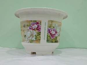 กระถางต้นไม้พิมพ์ลายทันสมัยพร้อมกระดิ่งฐานสำหรับเดสก์ท็อปและในร่ม - Product Image 4