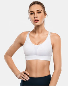 Sujetador Deportivo Corto sin Tirantes para Mujer, Diseño Ligero, Transpirable y sin Costuras, Logotipo Personalizable, para Yoga y Fitness, Venta al Por Mayor - Product Image 1