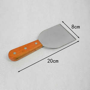 Spatule à glace en acier inoxydable, pelle, outil pour la fabrication de glace, lot de 2 - Product Image 2