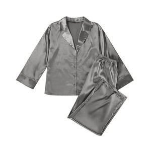 SleepWear Lady 2 Piece Silk Luxury Pajama <b>Set</b> Designer Pajamas Sleep Wear <b>Set</b> Night Dress Satin Night Suit - Product Image 1