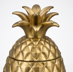 Caja de Almacenamiento de Frutos Secos y Frutas en Forma de Piña, de Metal Dorado, Diseño Único, Organizador de Aperitivos de Lujo, Envase de Regalo Festivo - Product Image 5