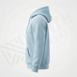 Sweat à capuche surdimensionné en molleton 100 % coton de qualité supérieure pour homme, avec logo personnalisé, vente en gros, pour la gym et le fitness, fourniture ODM, collection hiver - Product Image 3