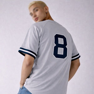 Camiseta Deportiva de Malla con Botones para Hombre, Jersey de Béisbol de Lujo al por Mayor 2026, Manga Corta, Personalizable para Equipos, Fabricante OEM, EE. UU. - Product Image 4