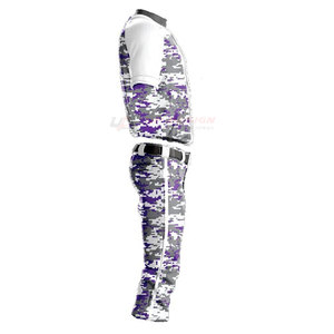 ชุดเบสบอลแบบสั่งทำพิเศษ ระบายอากาศได้ดี ผลิตด้วยเทคนิค Sublimation ผ้าโพลีเอสเตอร์ 100% สีและขนาดตามสั่ง เสื้อผ้ากีฬาทีมชายหญิง ผลิตในปากีสถาน - Product Image 6