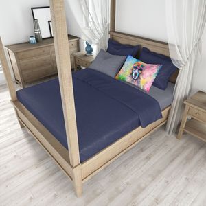 Funda De Almohada estándar de caniche hippie Dawg súper suave y ligera, funda de cojín decorativa de fácil cuidado - Product Image 4