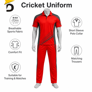 Uniforme de Cricket Contemporáneo DARSA IMPEX, Diseño con Material que Absorbe la Humedad, Movimiento Fácil, Rendimiento Cómodo en el Campo, Unisex - Product Image 6