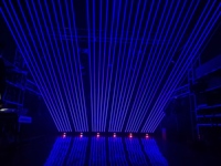 Luz Láser RGB de 6 Ojos en Oferta, Efecto de Lluvia de Láser de 6 Colores, Control DMX512 para Escenarios, Bares, DJ y Discotecas
